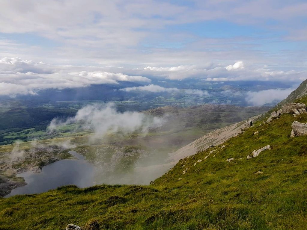 The views of Llyn Cau from Above