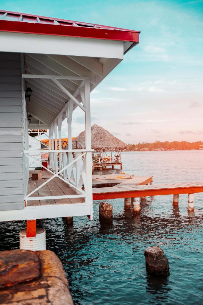 Stunning view from one of one of the many hotels in Bocas del Toro