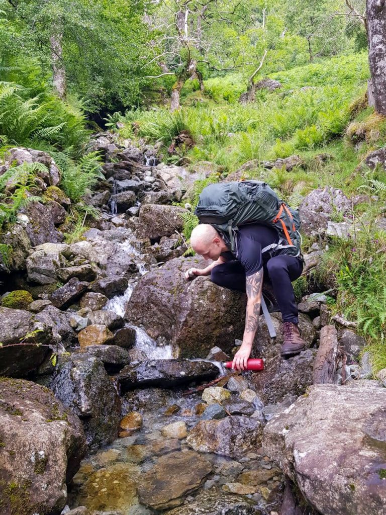 Stopping on route to Llyn Cau