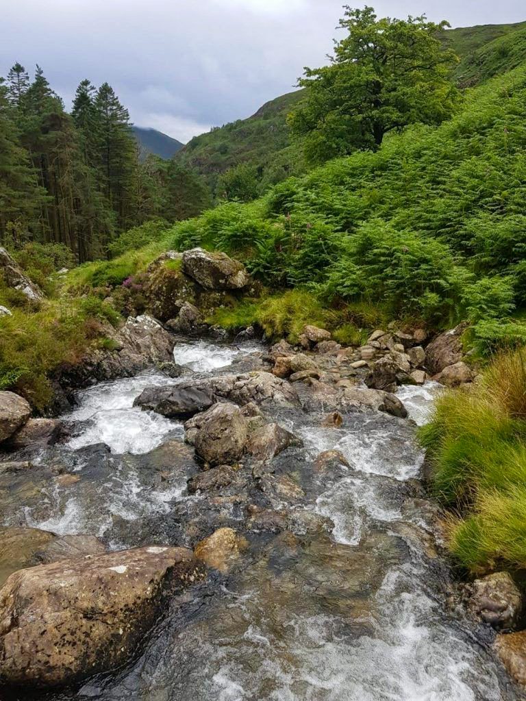 The views on route to Llyn Cau