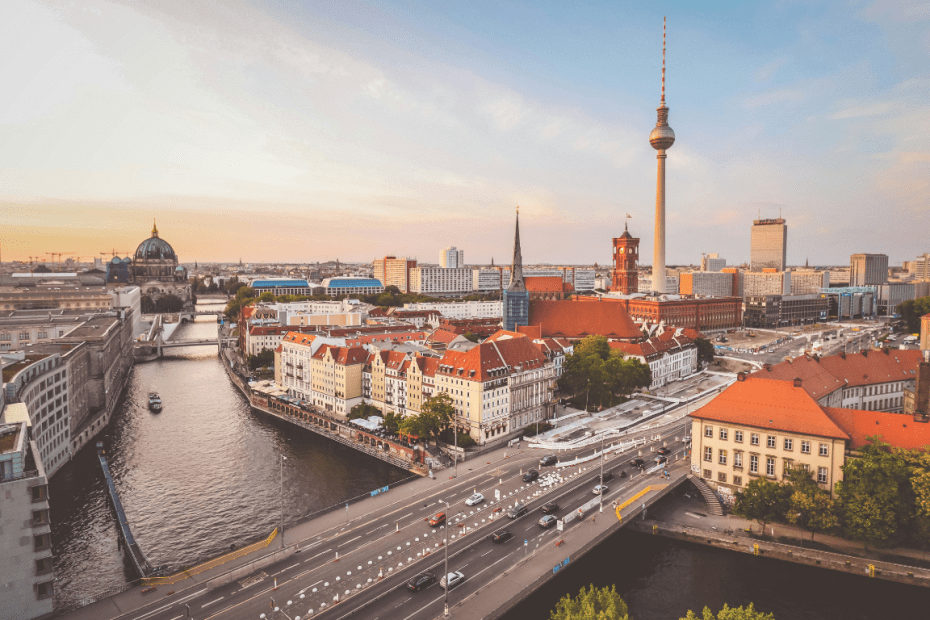 A view of Berlin city center
