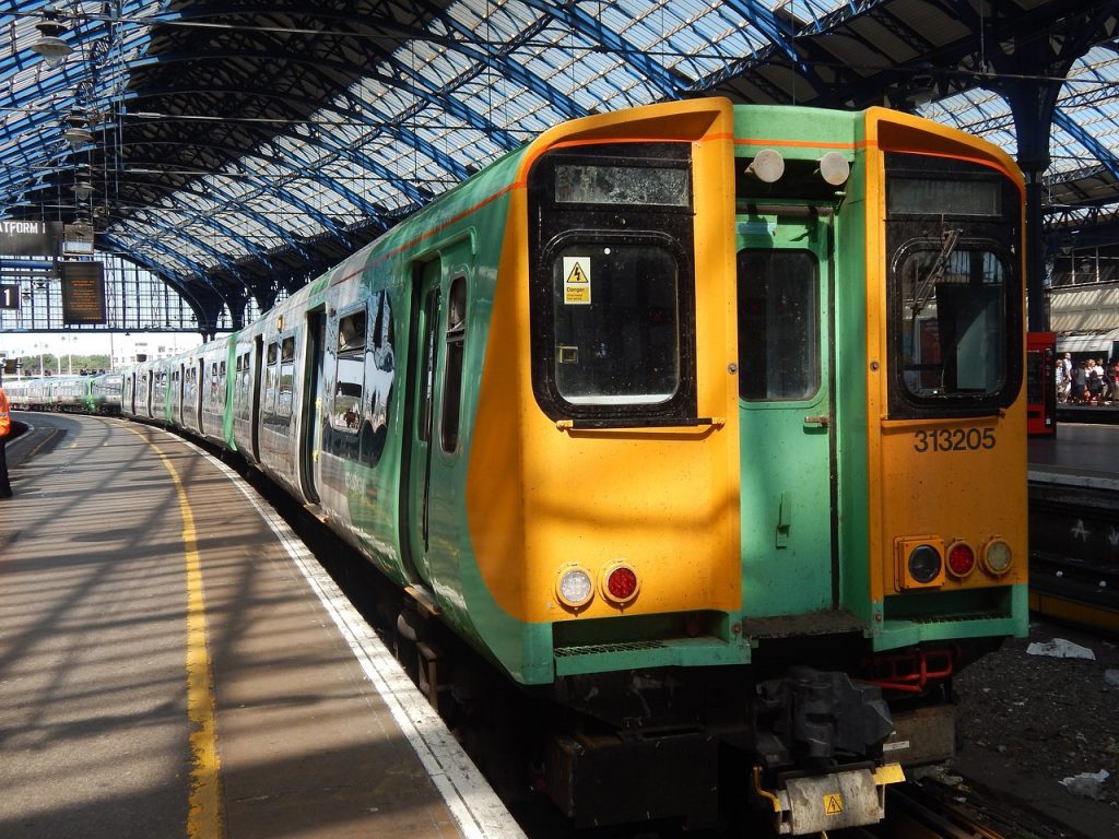Southern Train taking you to Seaford 