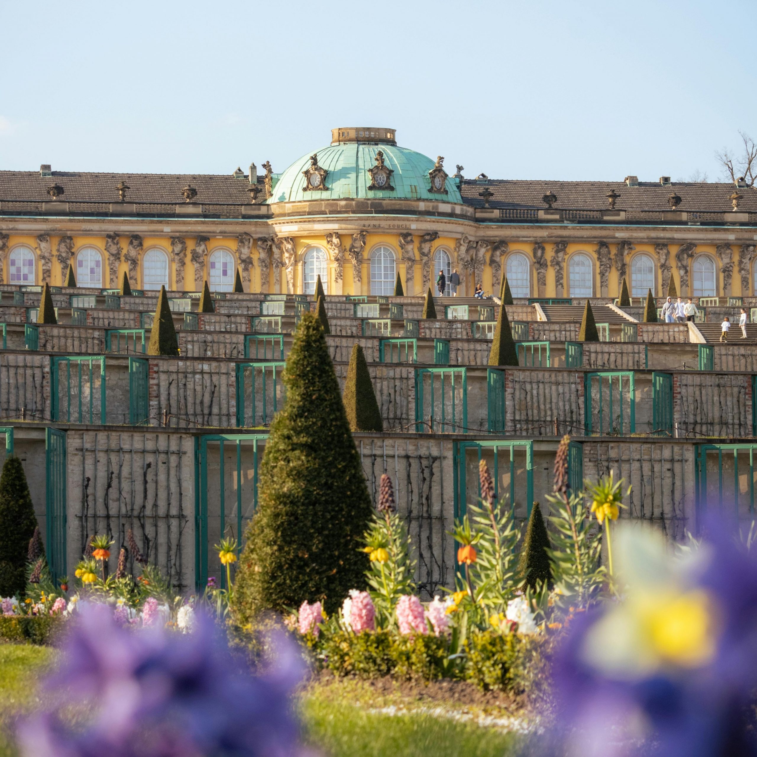 Schloss Sanssouci, simply not to be missed when visiting Potsdam! 