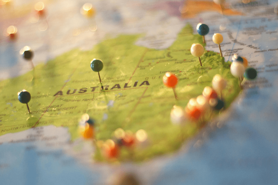 Map of Australia