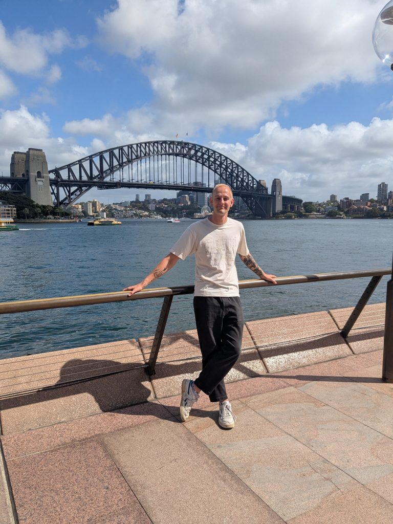Me enjoying the views in Sydney! 