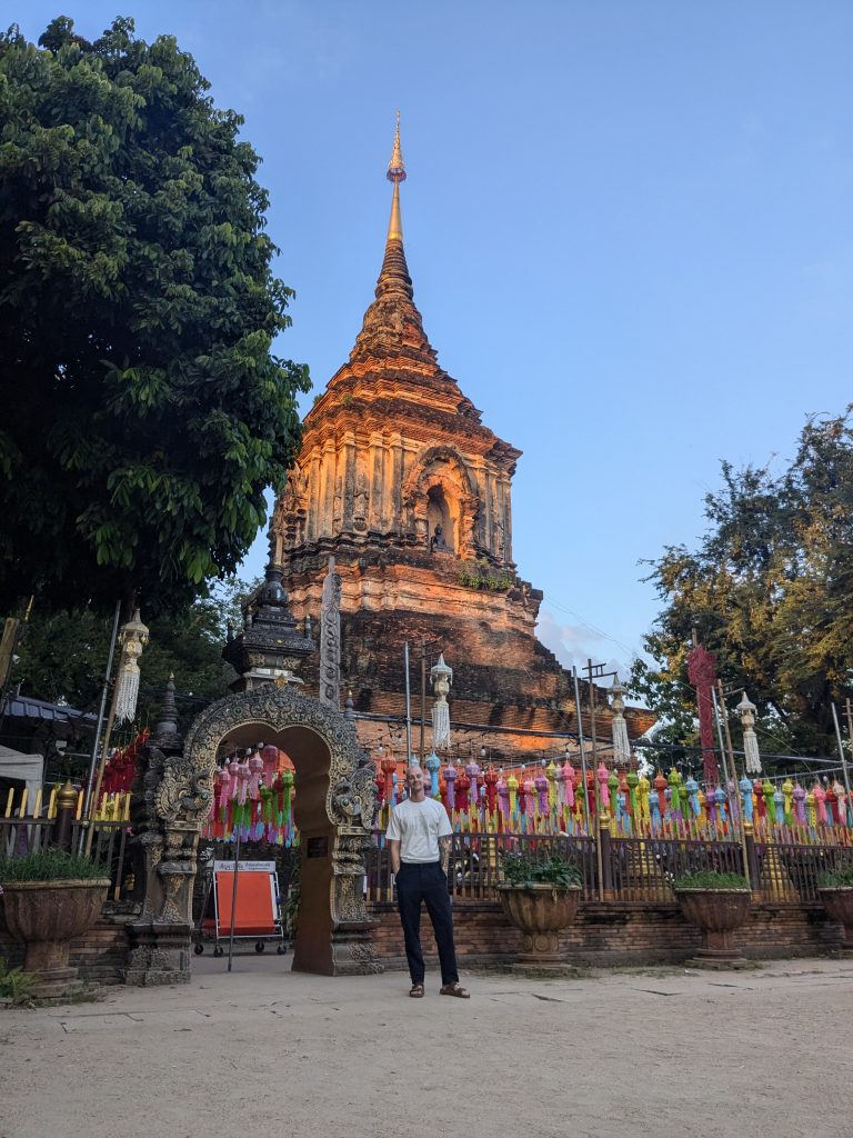 Wat Lok Moli, a temple just outside of Chiang Mai's Old Town