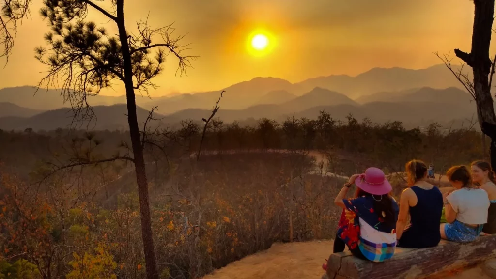 Pai Canyon at sunset